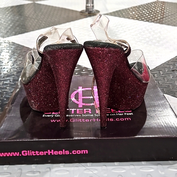 Pinot glitter platform stileto sandals - Picture 5 of 6